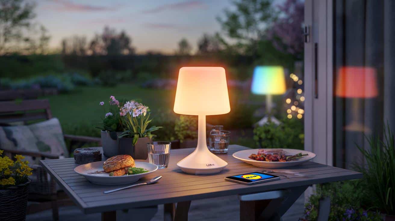Hit Lidla na wiosenne wieczory: bezprzewodowa lampka LED do ogrodu z rabatem w Lidl Plus