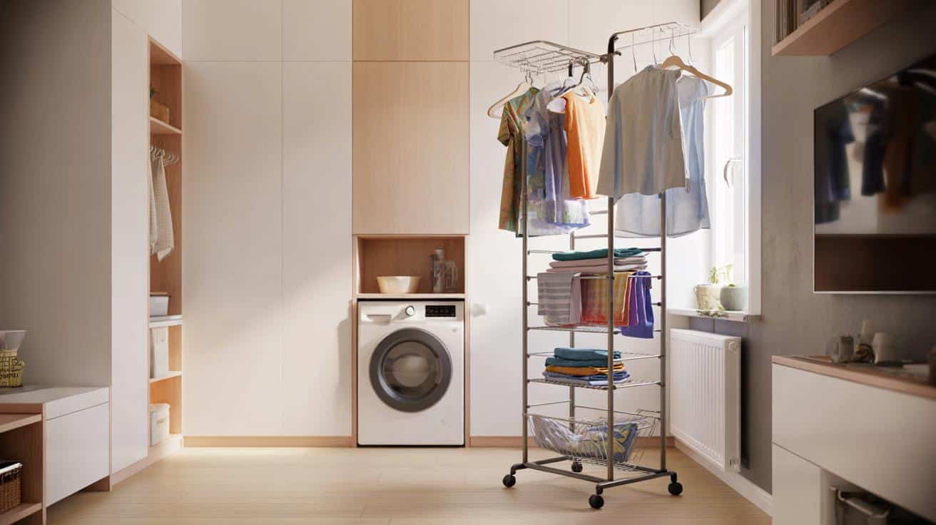 Hit Lidla za 19,99 zł: pionowy suszarkowy „wieżowiec” ratuje małe mieszkania