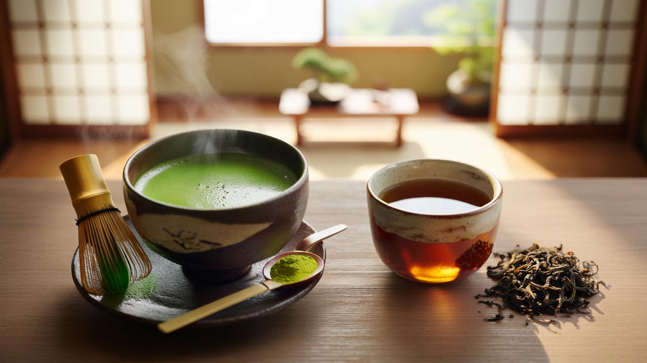 Hōjicha kontra matcha: który japoński napar lepiej służy zdrowiu?