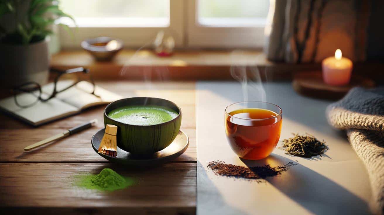 Hōjicha kontra matcha: który zielony napar bardziej służy zdrowiu?