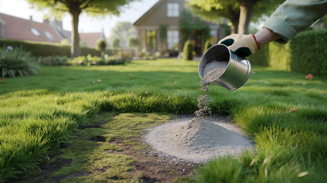 Holenderski trik na mech w trawniku: prosta sztuczka z popiołem z drewna