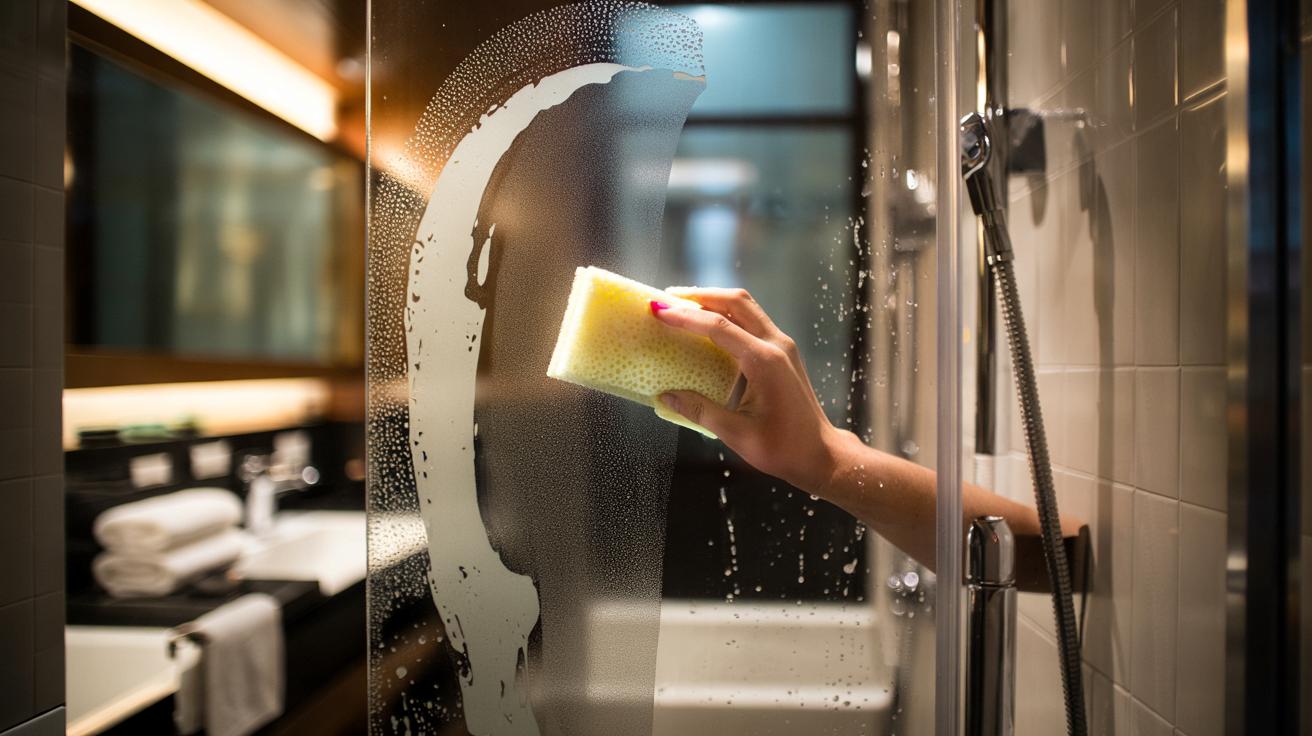 Hotelowy trik na kabinę prysznicową bez smug. Wystarczy jeden tani gadżet
