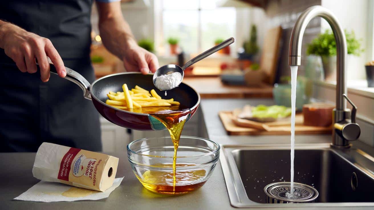 Hydraulik zdradził mi trik z mąką ziemniaczaną. Od tej pory olej po frytkach nie zatyka zlewu