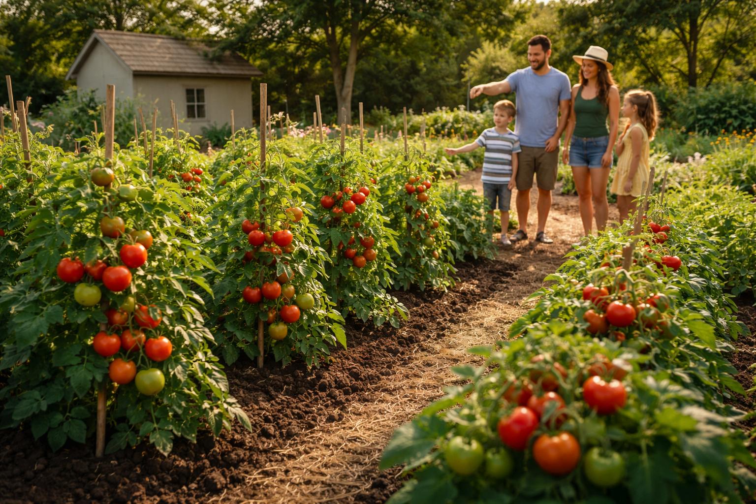 Ile krzaków pomidorów na rodzinę? Konkretne liczby bez marnowania plonów