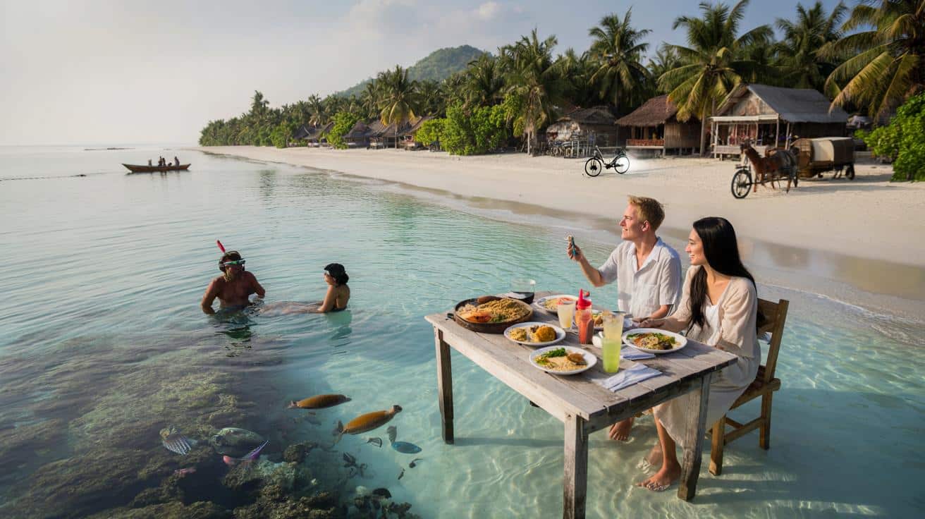 Indonezyjska wyspa marzeń: ciepłe morze jak z kąpieli i obiad za 2 euro