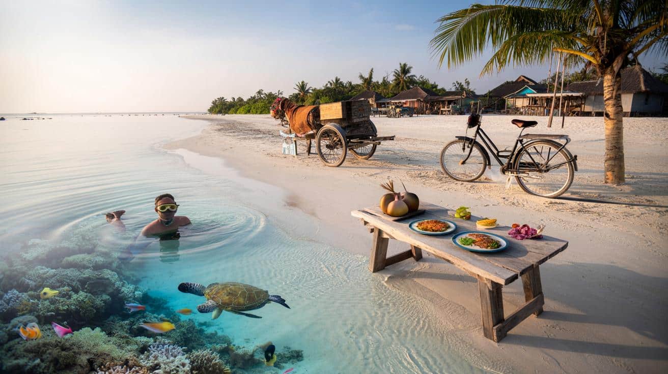 Indonezyjska wyspa marzeń: morze jak w wannie i obiady za grosze