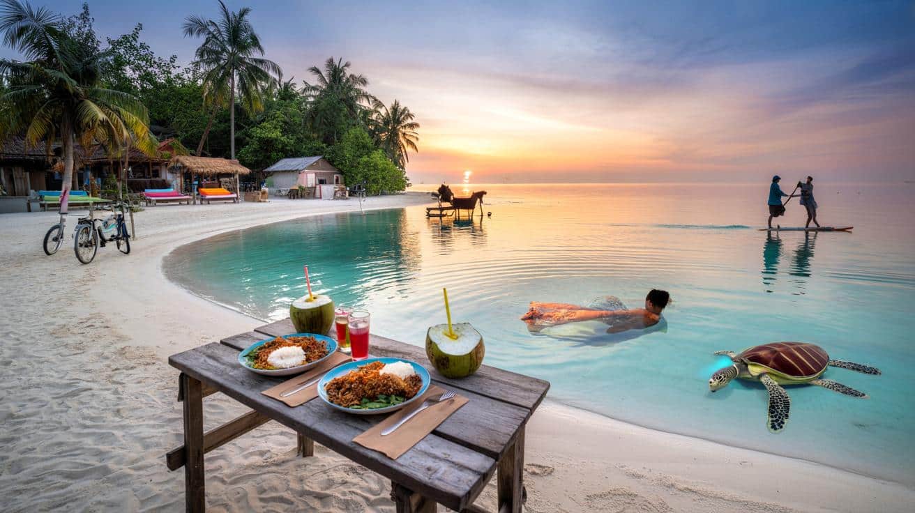 Indonezyjska wyspa marzeń: morze jak zupa i obiady za grosze