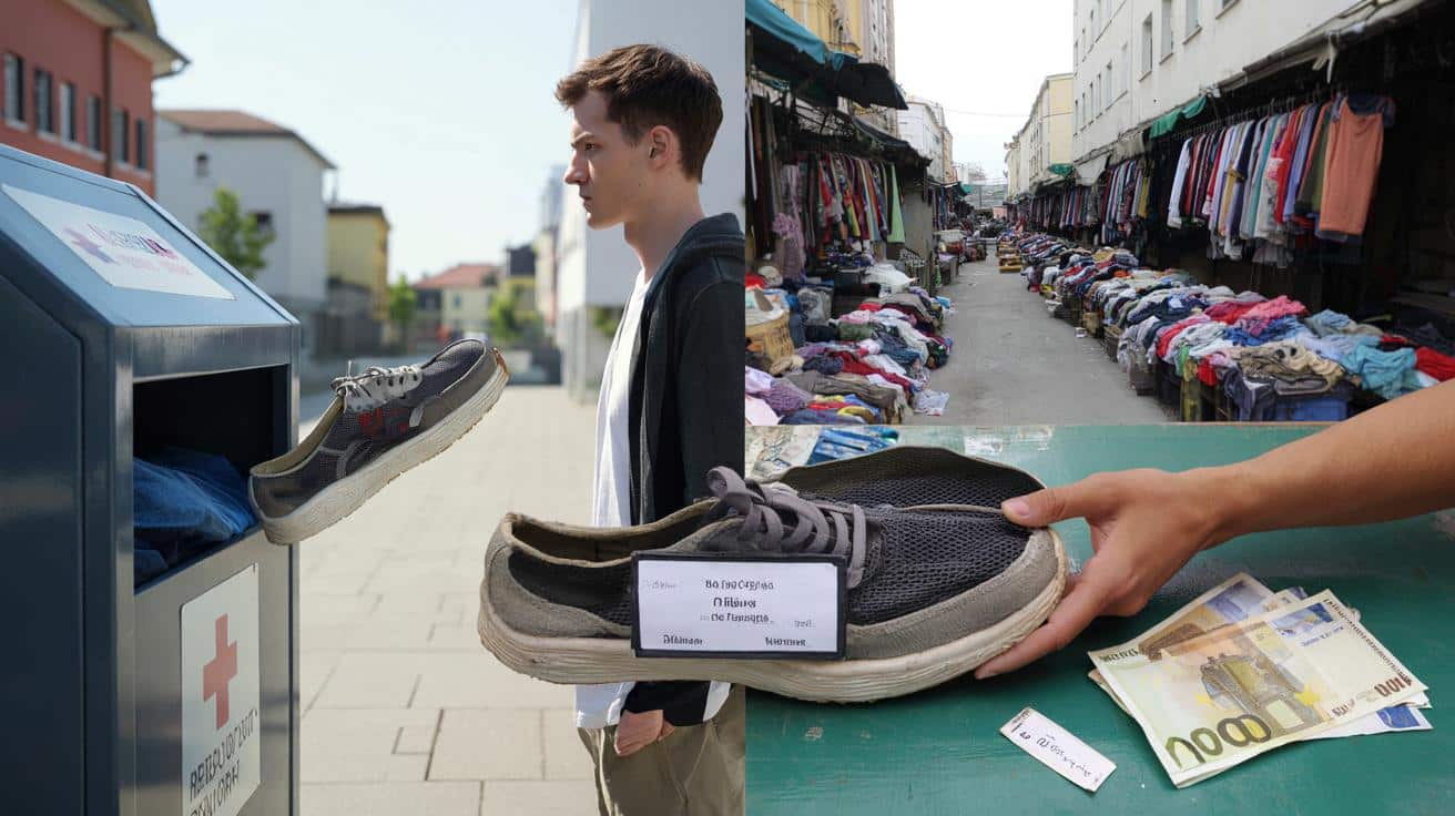 Influencer wrzucił buty do kontenera i dodał AirTag. Ślad prowadził aż na bazar