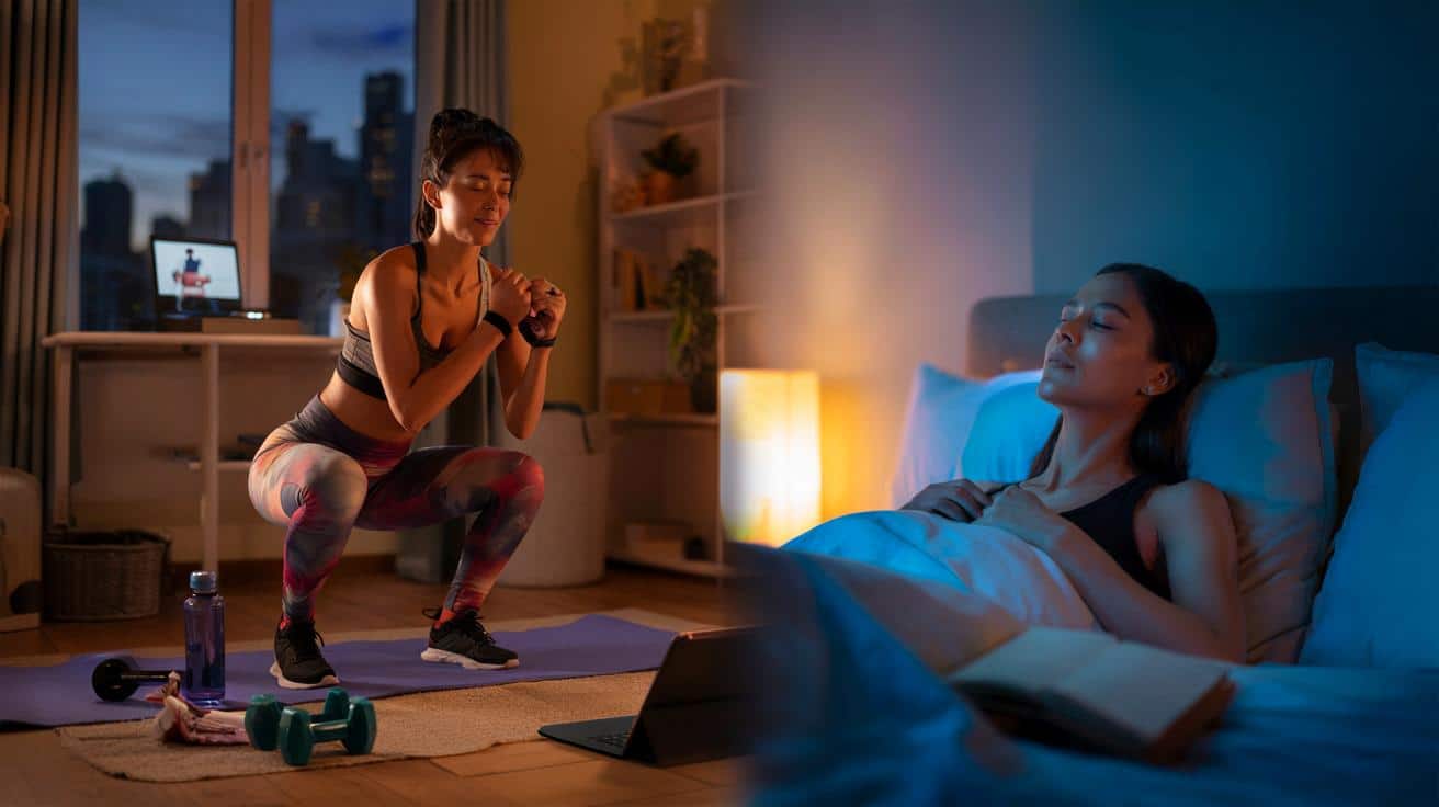 Intensywny trening + relaks przed snem: duet, który odmienia nocny wypoczynek młodych kobiet
