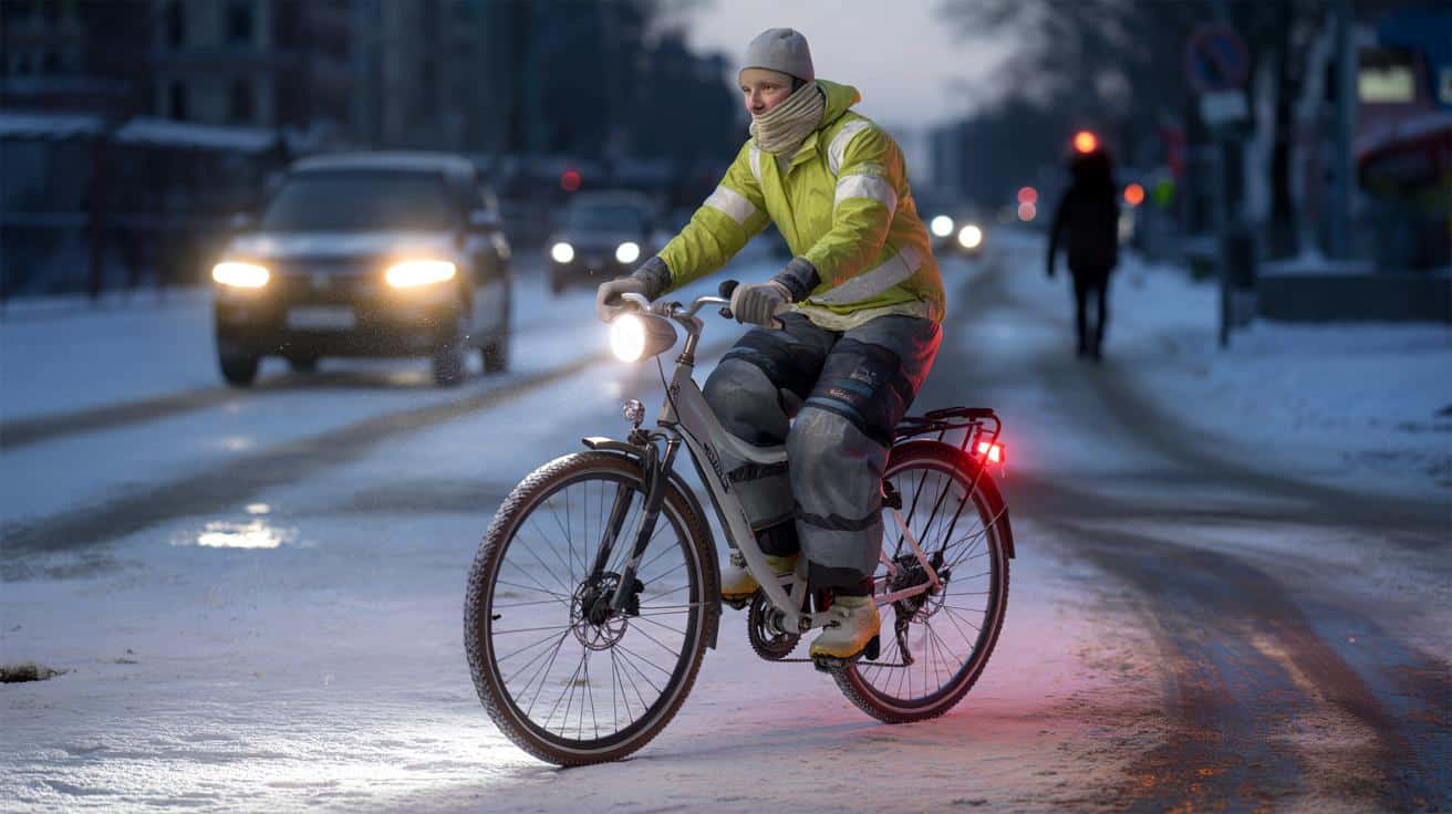Jak bezpiecznie jeździć na rowerze po śniegu i lodzie? 5 sprawdzonych trików