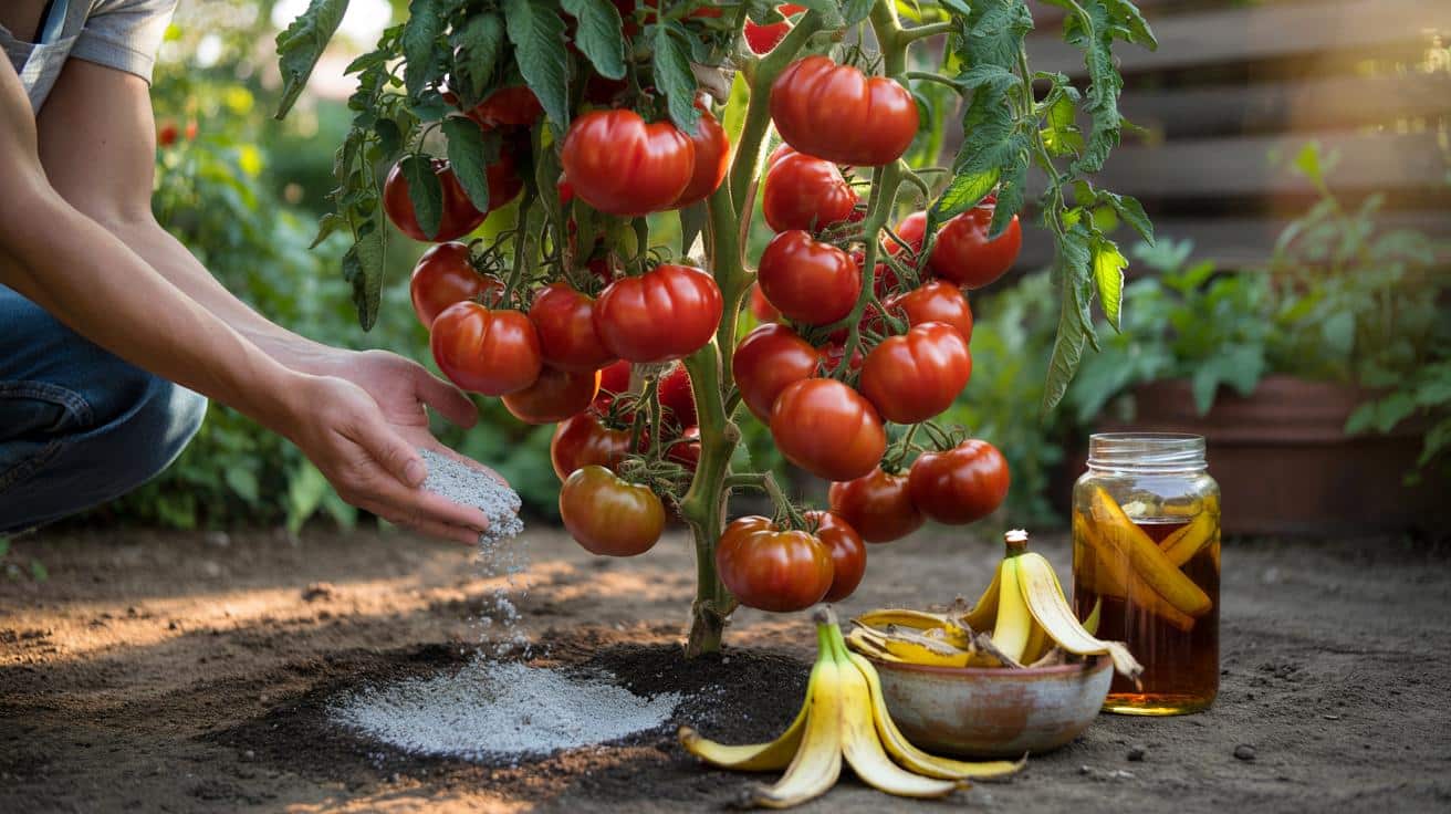 Jak dwa zwykłe odpady z kuchni zmieniają krzaczaste pomidory w plon XXL