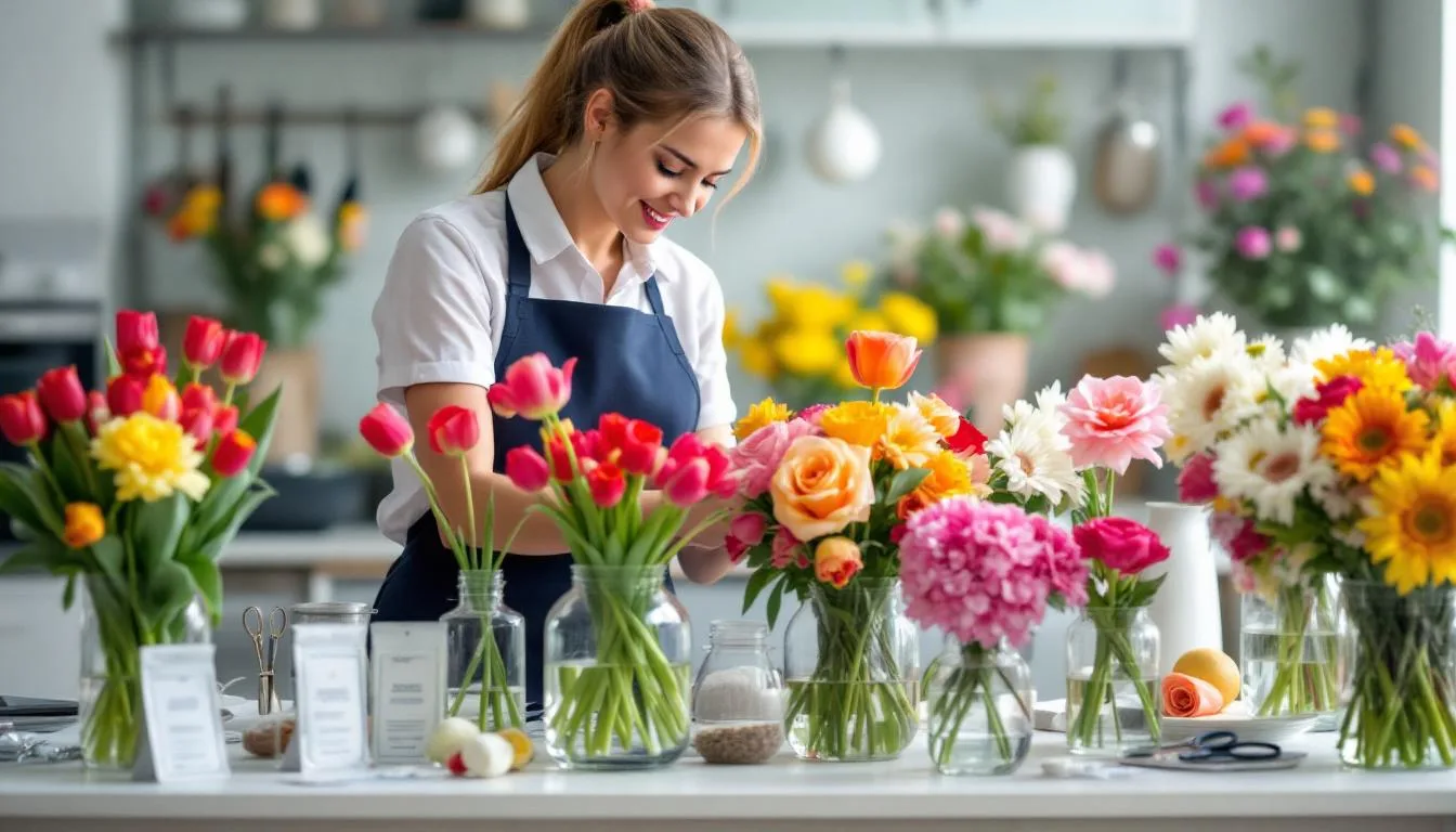 Jak floryści sprawiają, że świeże kwiaty stoją 2 tygodnie: tajemnica z kuchni