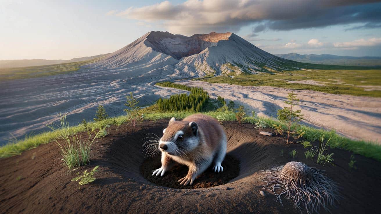 Jak gofery uratowały zniszczony wulkan. Efekt trwa już 43 lata