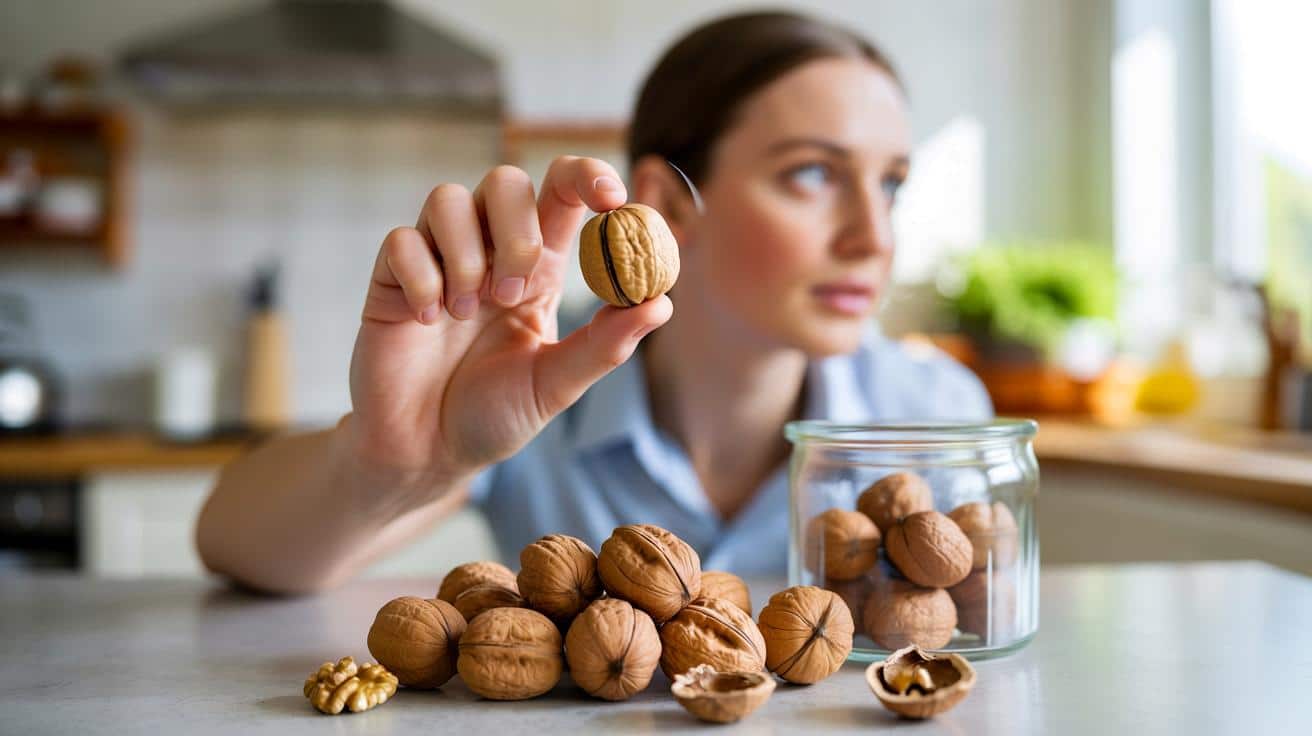 Jak jednym wstrząśnięciem sprawdzić, czy orzechy włoskie są jeszcze dobre