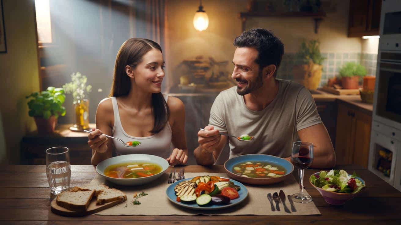 Jak jedzą Włosi wieczorem, żeby chudnąć: proste triki z ich stołu