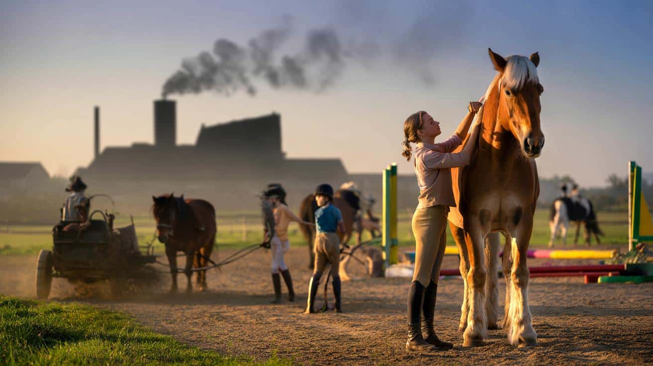 Jak koń przeniósł się z rzeźni do szkółki jeździeckiej w jedno pokolenie