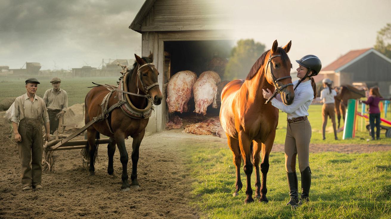 Jak koń z talerza trafił do stajni: wielka przemiana w dwa pokolenia