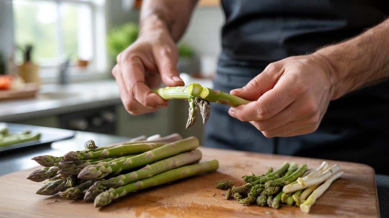 Jak łamać szparagi bez noża, żeby nie były łykowate ani twarde