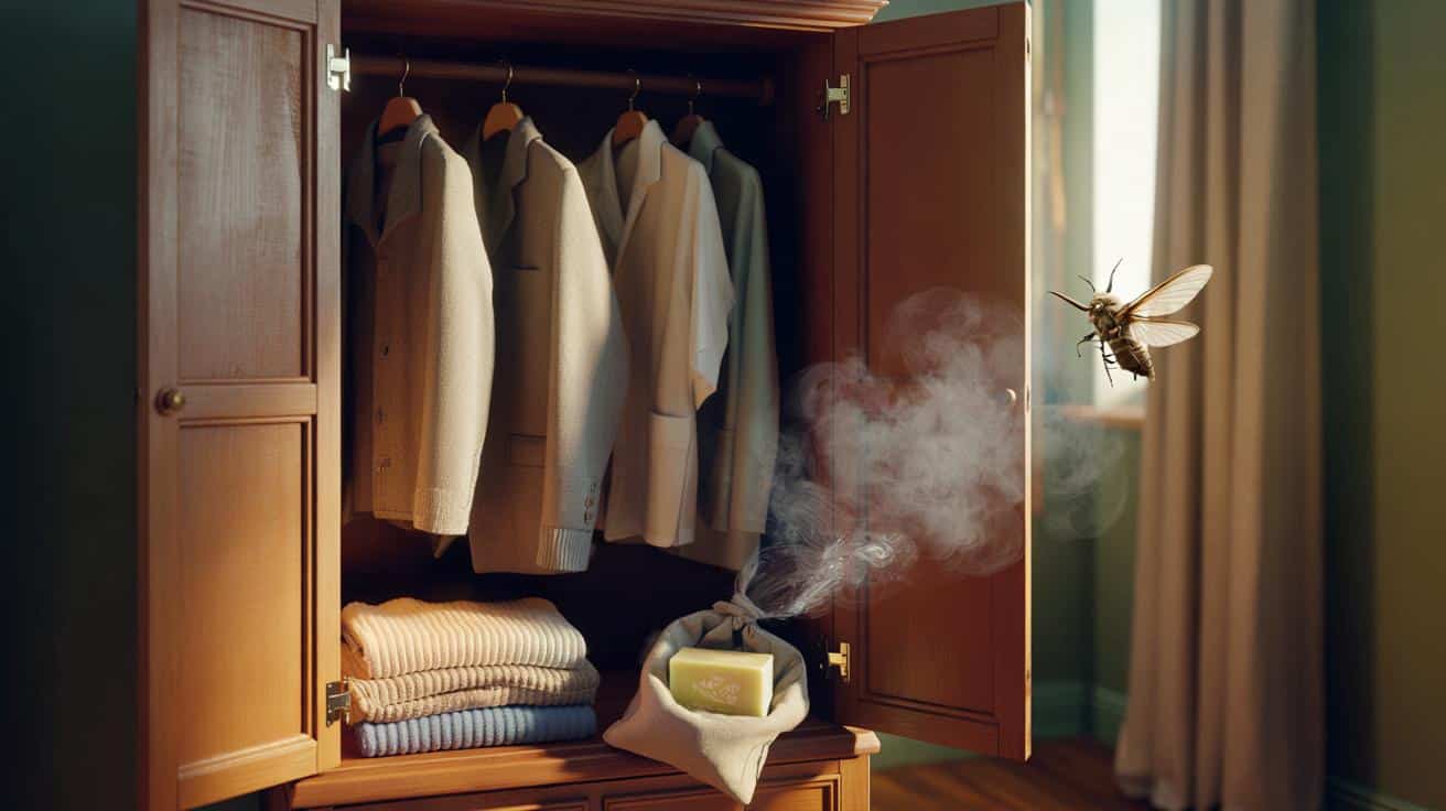 Jak mały kawałek mydła w szafie potrafi odstraszyć mole i jednocześnie odświeżyć ubrania