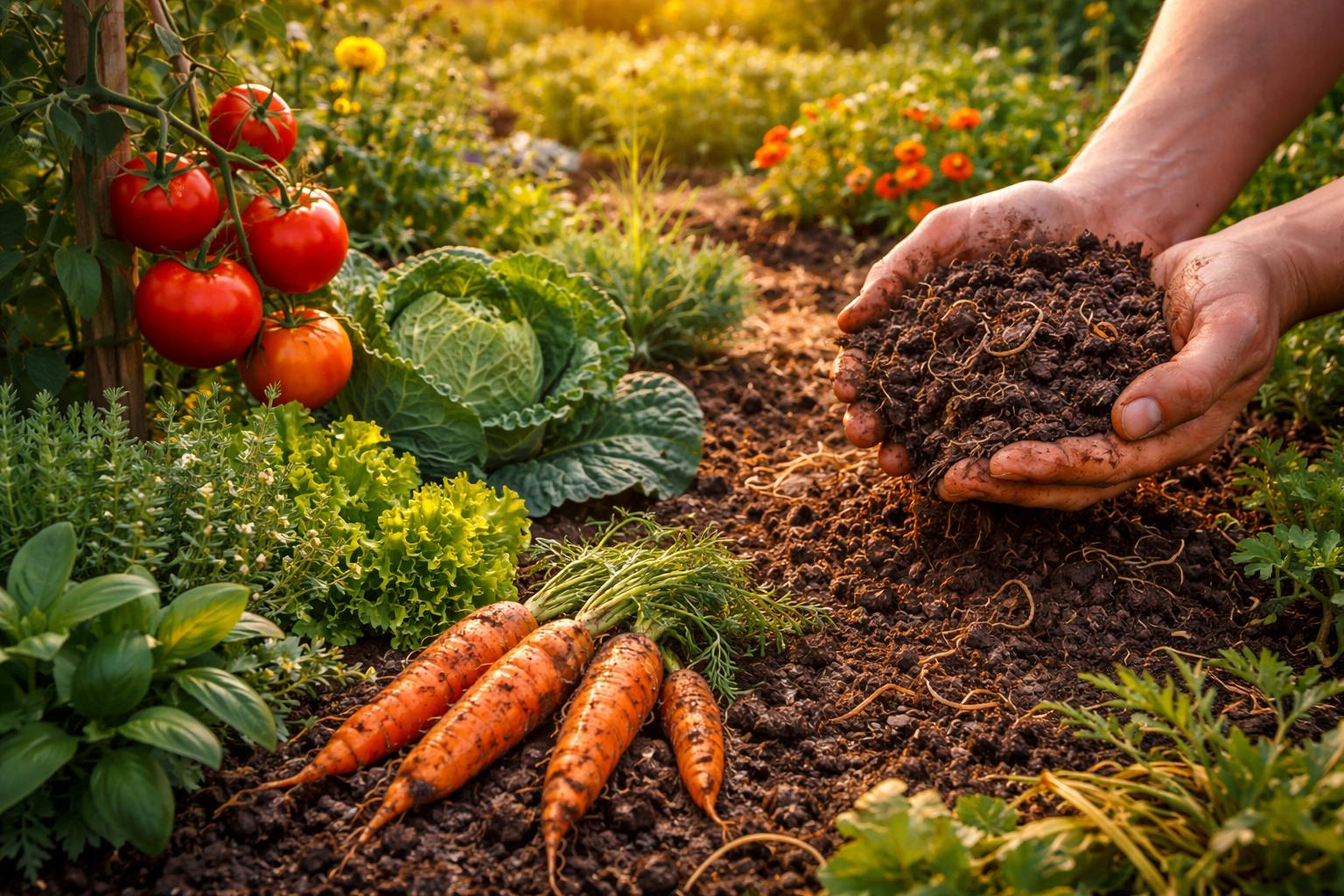 Jak mieć pyszne warzywa bez chemii? Ogród, który sam się broni