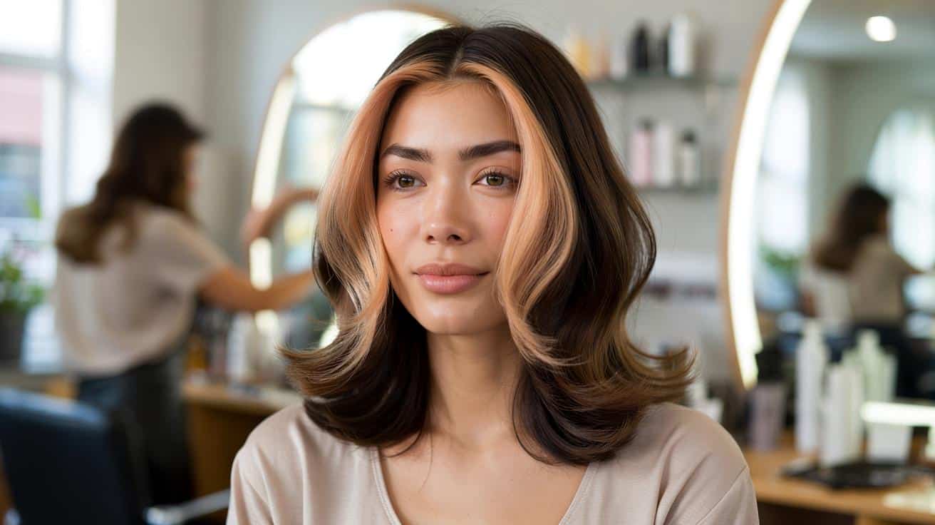 Jak „money pieces” wokół twarzy odświeżają każdą fryzurę bez pełnego koloryzowania