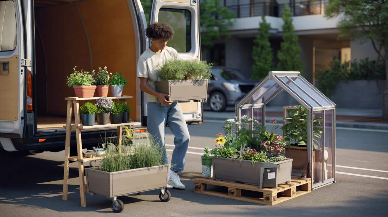 Jak nie porzucać roślin przy przeprowadzce: sprytne „przenośne” ogródki
