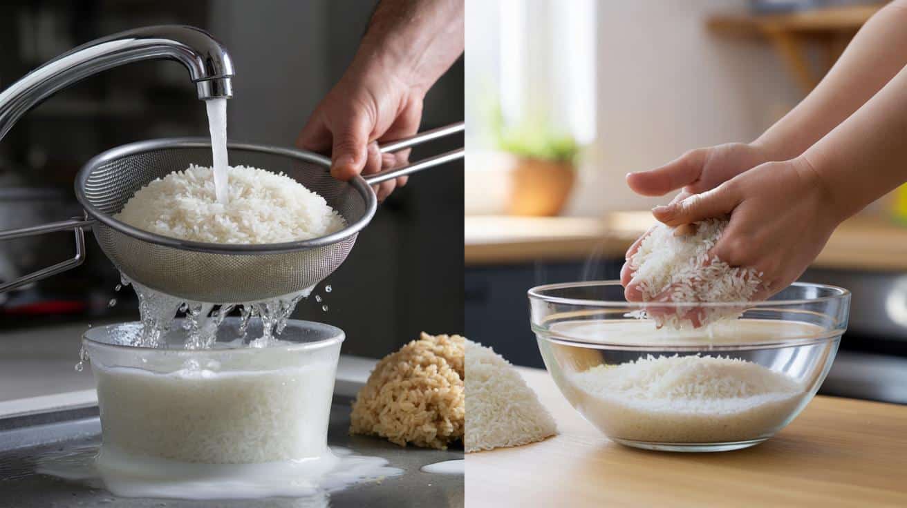 Jak nieprawidłowe mycie ryżu przed gotowaniem zmienia całkowicie jego właściwości