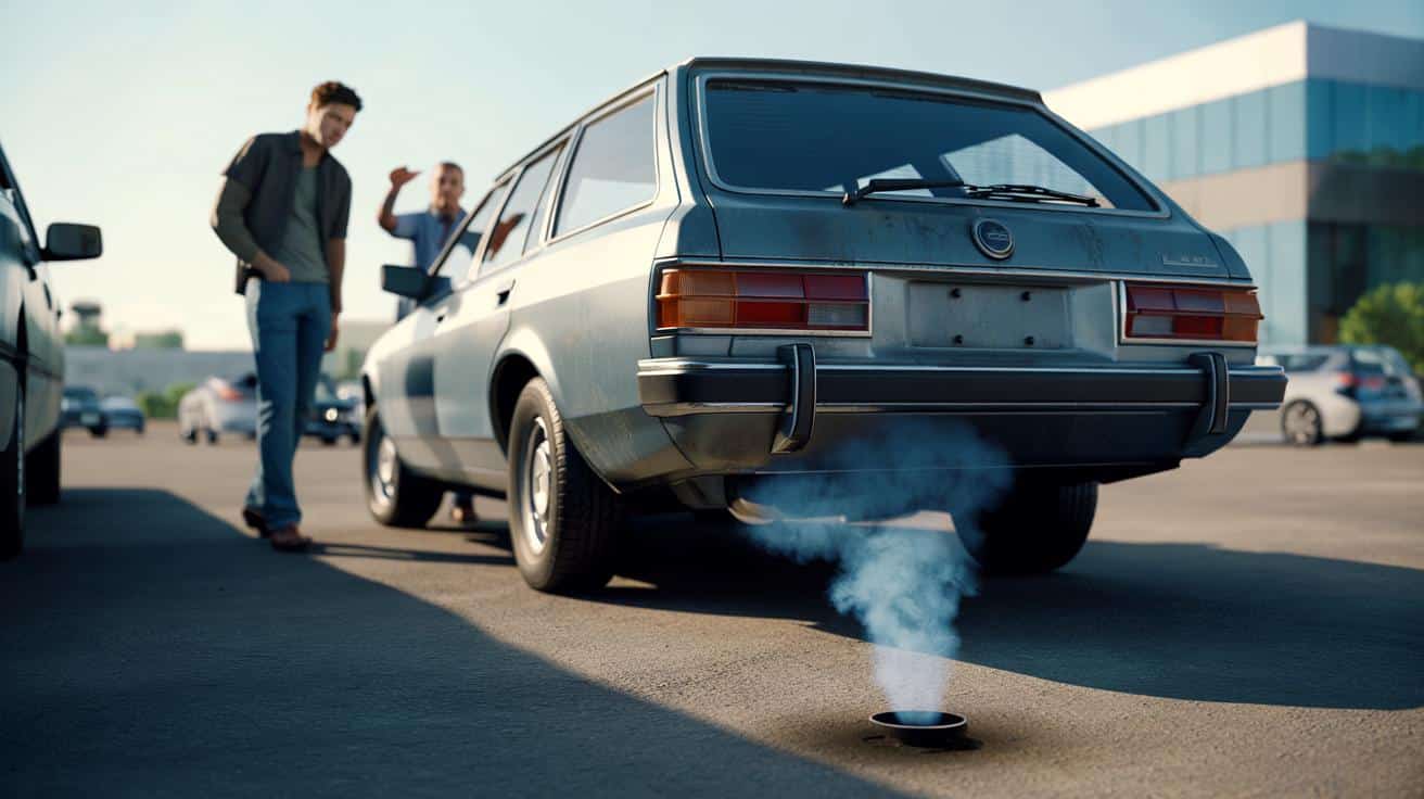 Jak ocenić stan silnika używanego auta po kolorze spalin