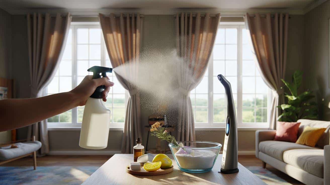 Jak odświeżyć zasłony bez zdejmowania: szybki trik na świeży zapach