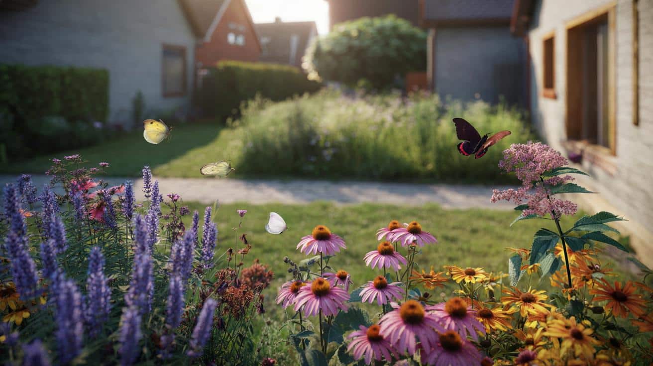 Jak ogród przydomowy może przyciągać motyle przez całe lato
