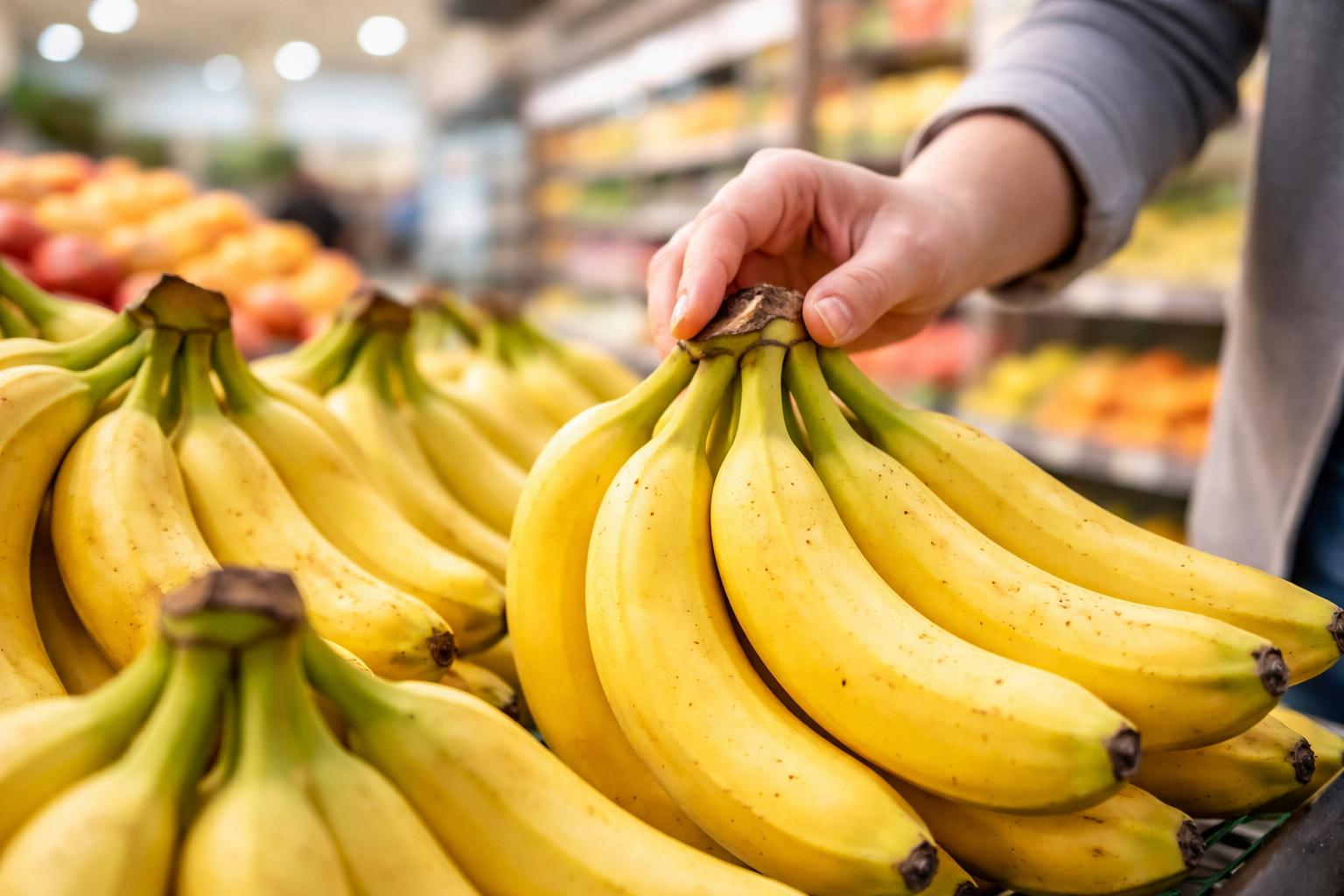 Jak po ogonku od razu wybrać najsłodsze banany w markecie