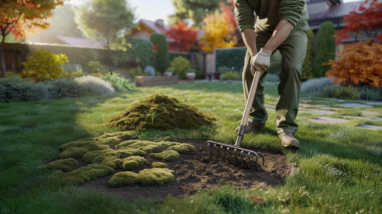 Jak pozbyć się mchu z trawnika jesienią bez chemii? Jeden prosty krok