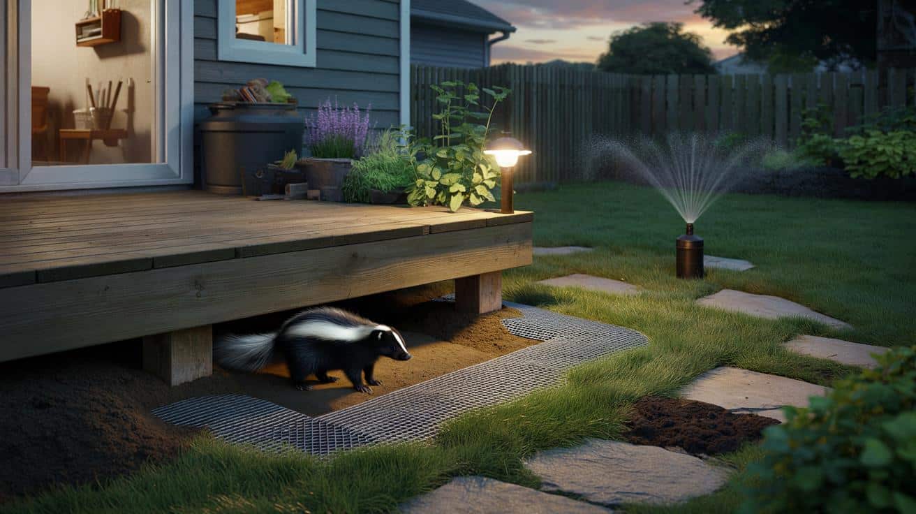 Jak pozbyć się skunksów z posesji i nie wpaść w kłopoty