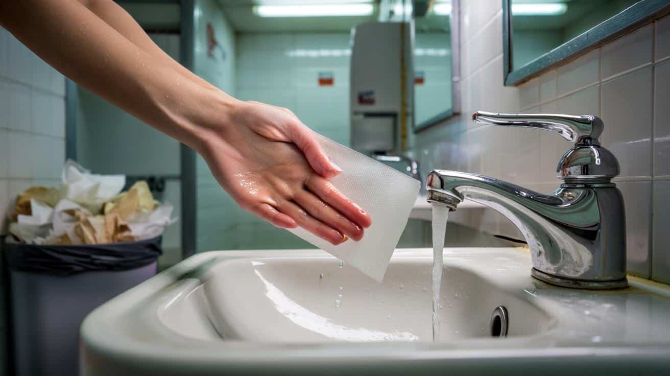 Jak prawie wszyscy źle korzystają z papierowych ręczników w łazience i przez to rozmnażają bakterie