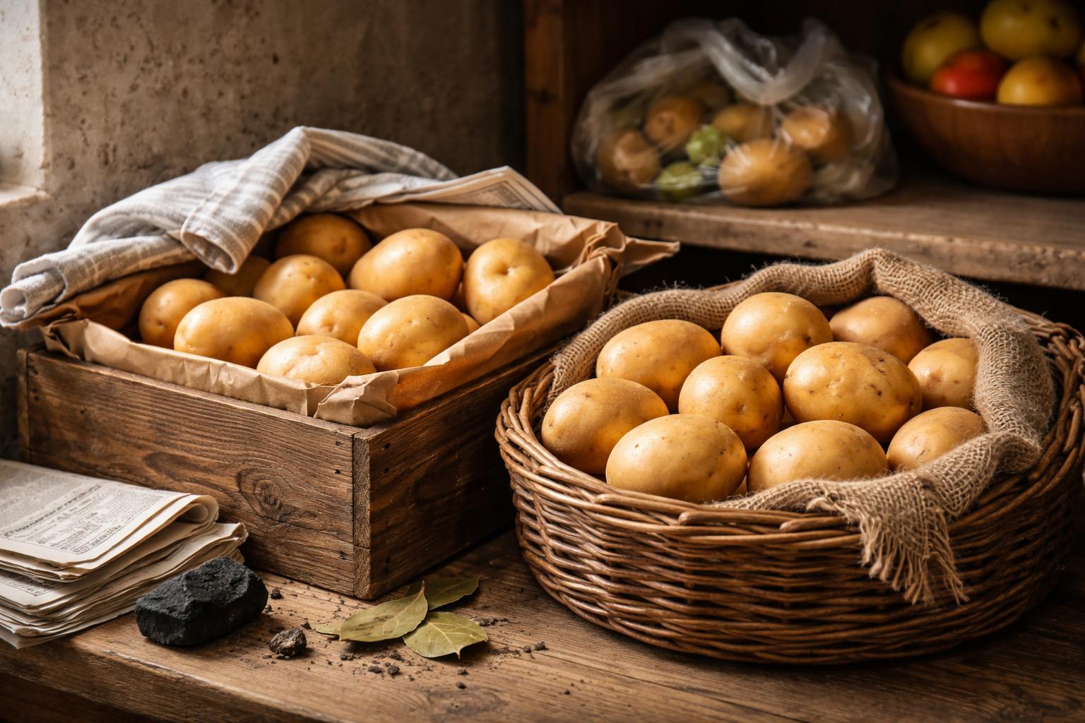 Jak przechowywać ziemniaki, żeby nie kiełkowały po kilku dniach