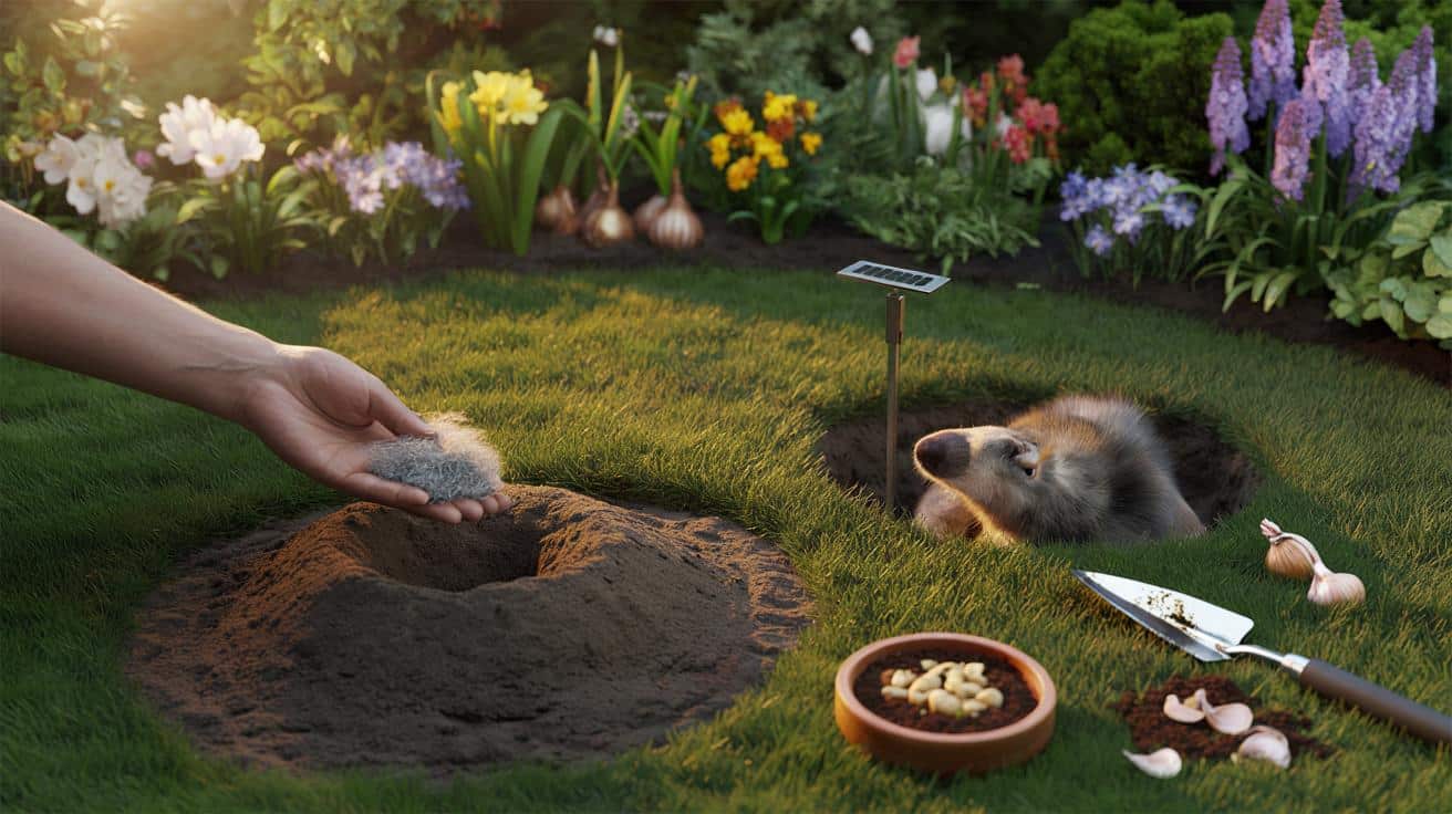 Jak przegonić krety z ogrodu bez trucia i bez przemocy