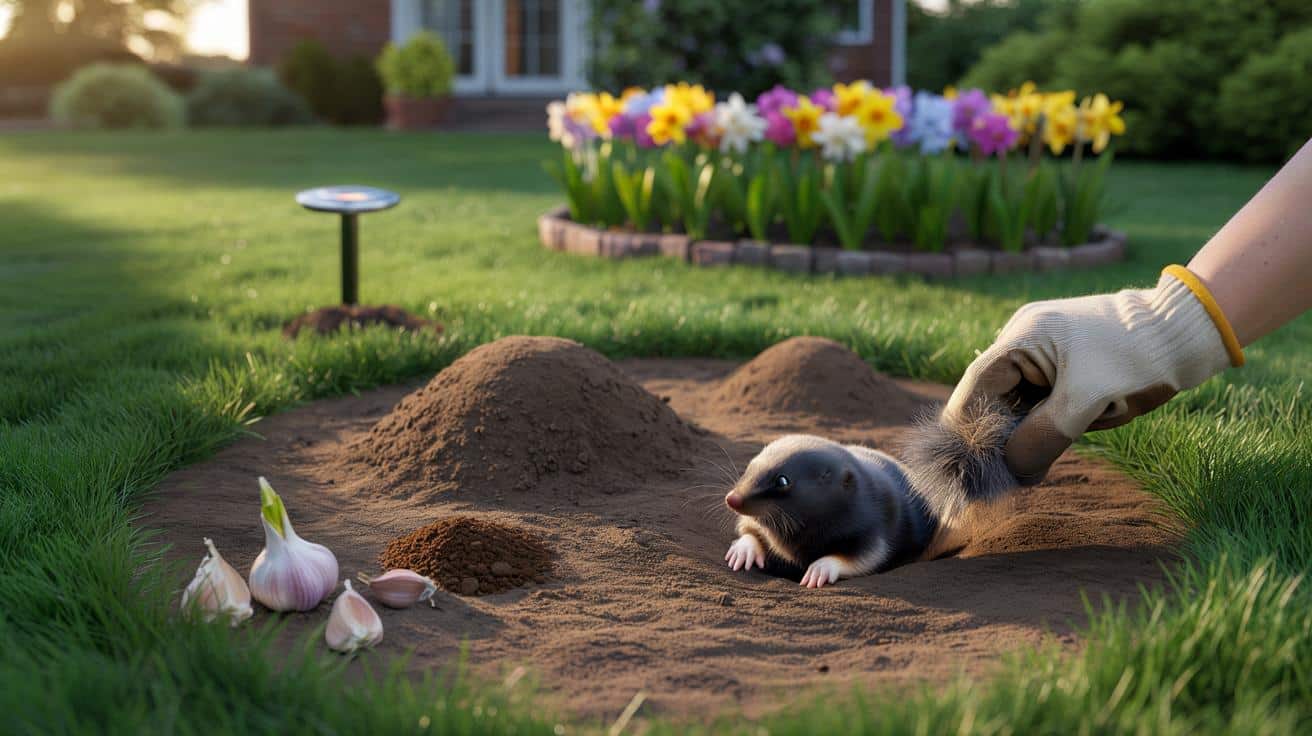 Jak przepłoszyć krety z ogrodu bez okrucieństwa: 3 sprawdzone triki