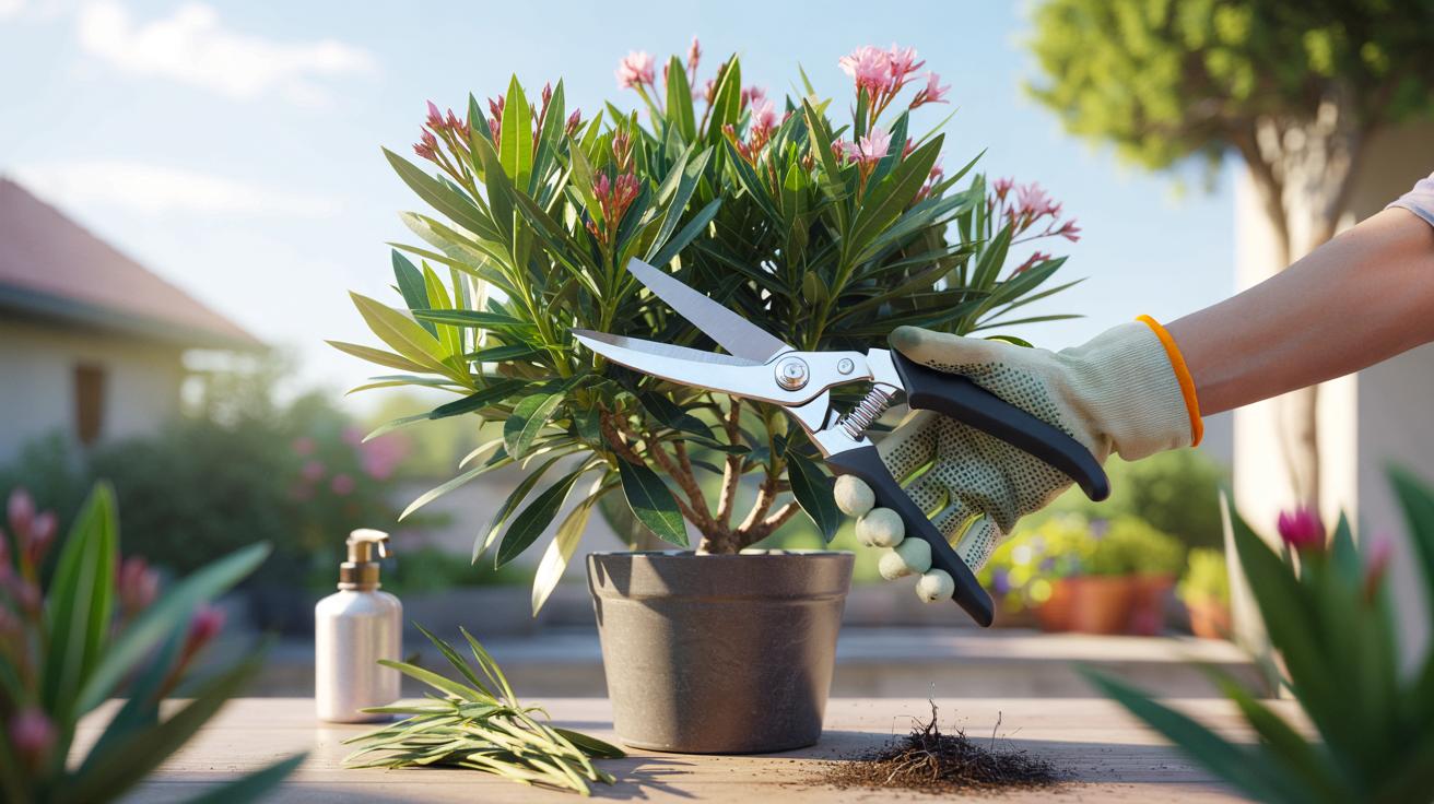 Jak przyciąć oleander wiosną, żeby latem tonął w kwiatach