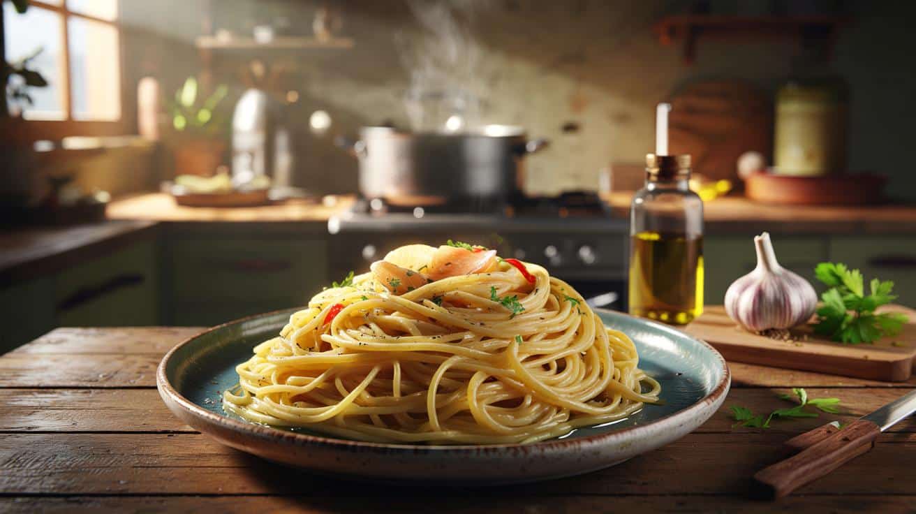 Jak przygotować szybki makaron z czosnkiem i oliwą który smakuje jak włoska klasyka