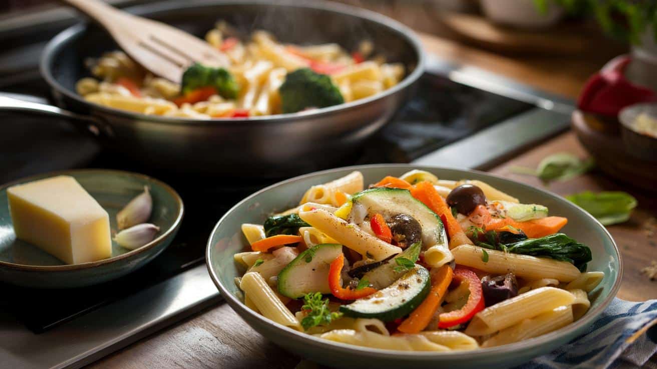 Jak przygotować szybkie danie z makaronu i warzyw z lodówki