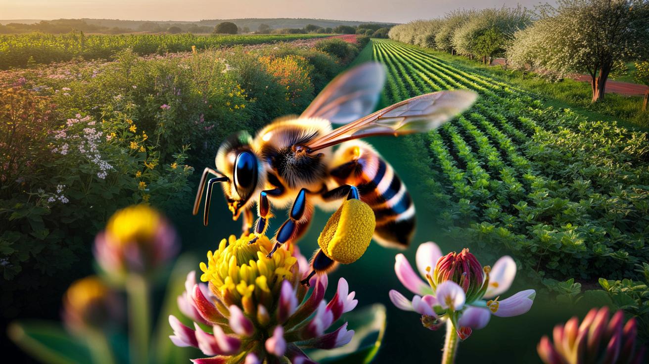 Jak pyłek może uratować pszczoły i plony: zaskakujący sprzymierzeniec rolników