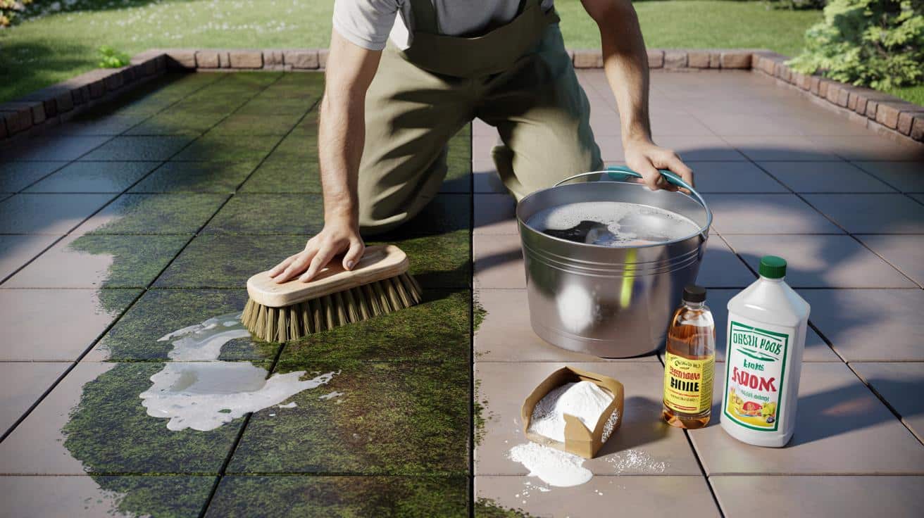 Jak raz na zawsze pozbyć się mchu z tarasu: domowe sposoby