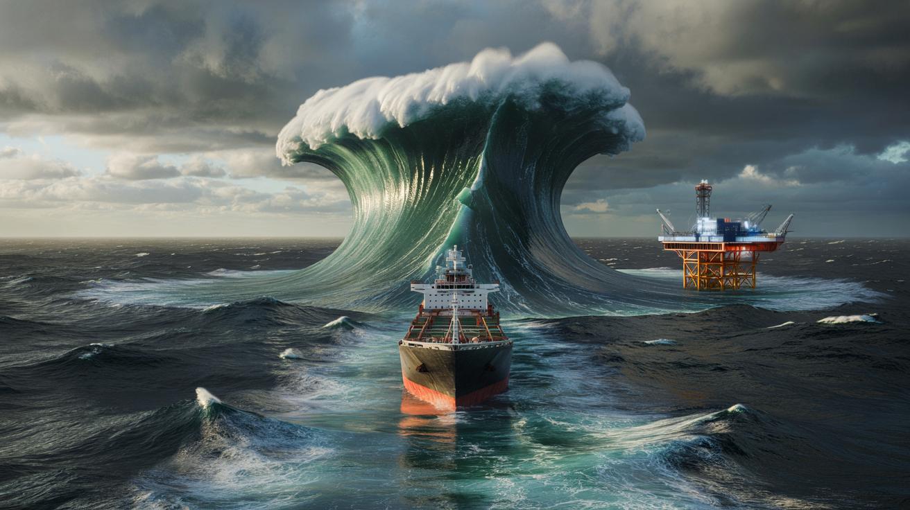 Jak rodzą się zabójcze fale giganty: naukowcy rozszyfrowali morskie „potwory”