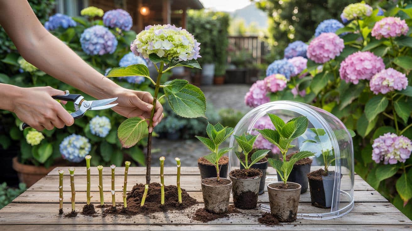 Jak rozmnożyć hortensję ze zwykłej gałązki i mieć ich ile chcesz