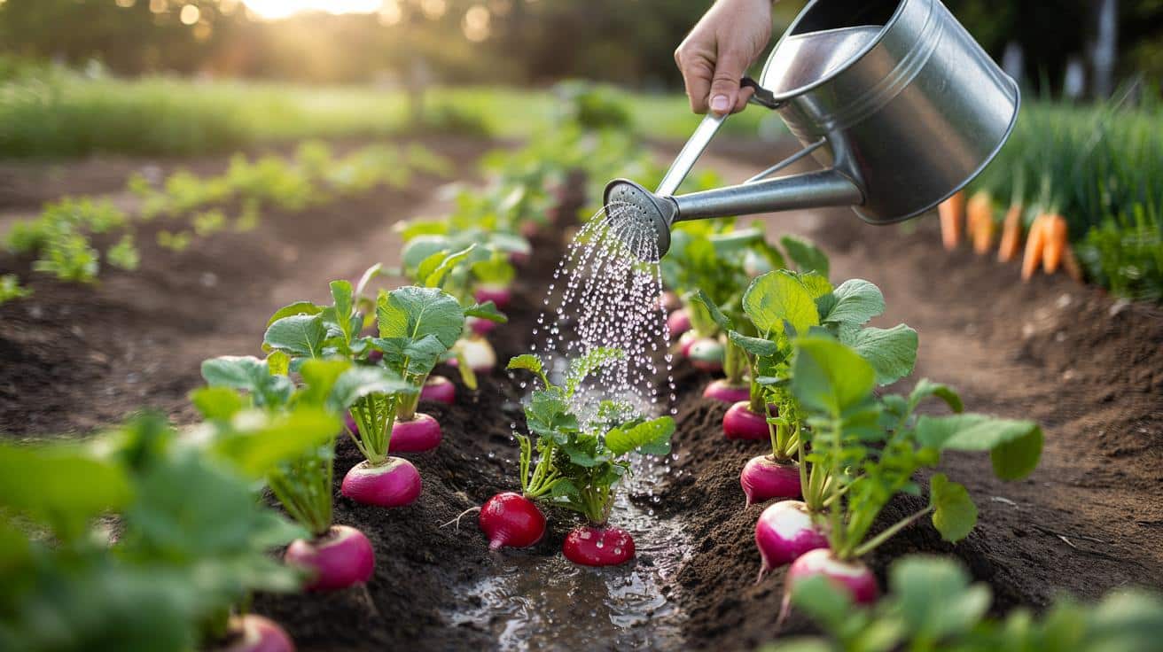Jak siać rzodkiewki, żeby były soczyste, a nie łykowate? Jeden prosty nawyk