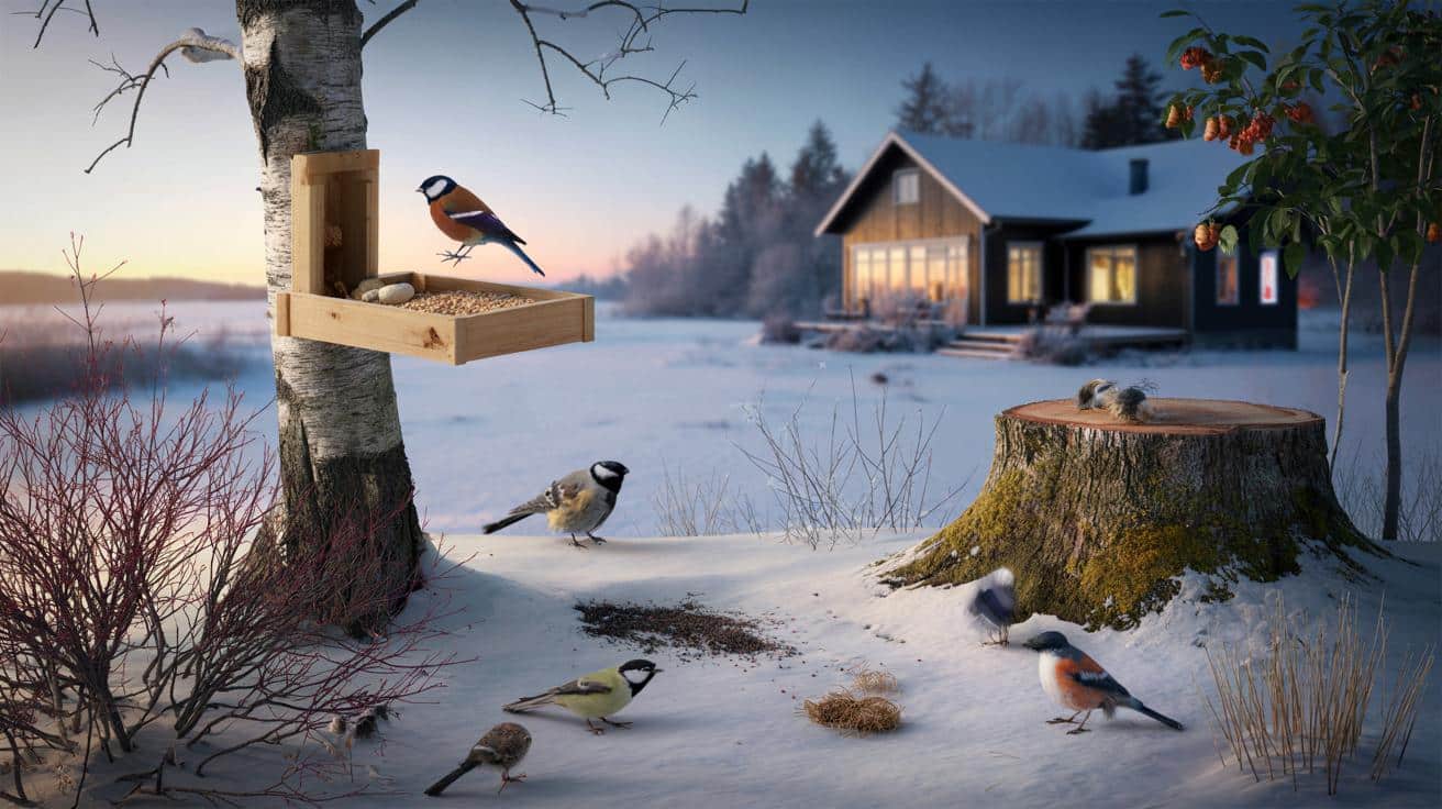 Jak Skandynawowie dokarmiają ptaki zimą, nie uzależniając ich od ludzi