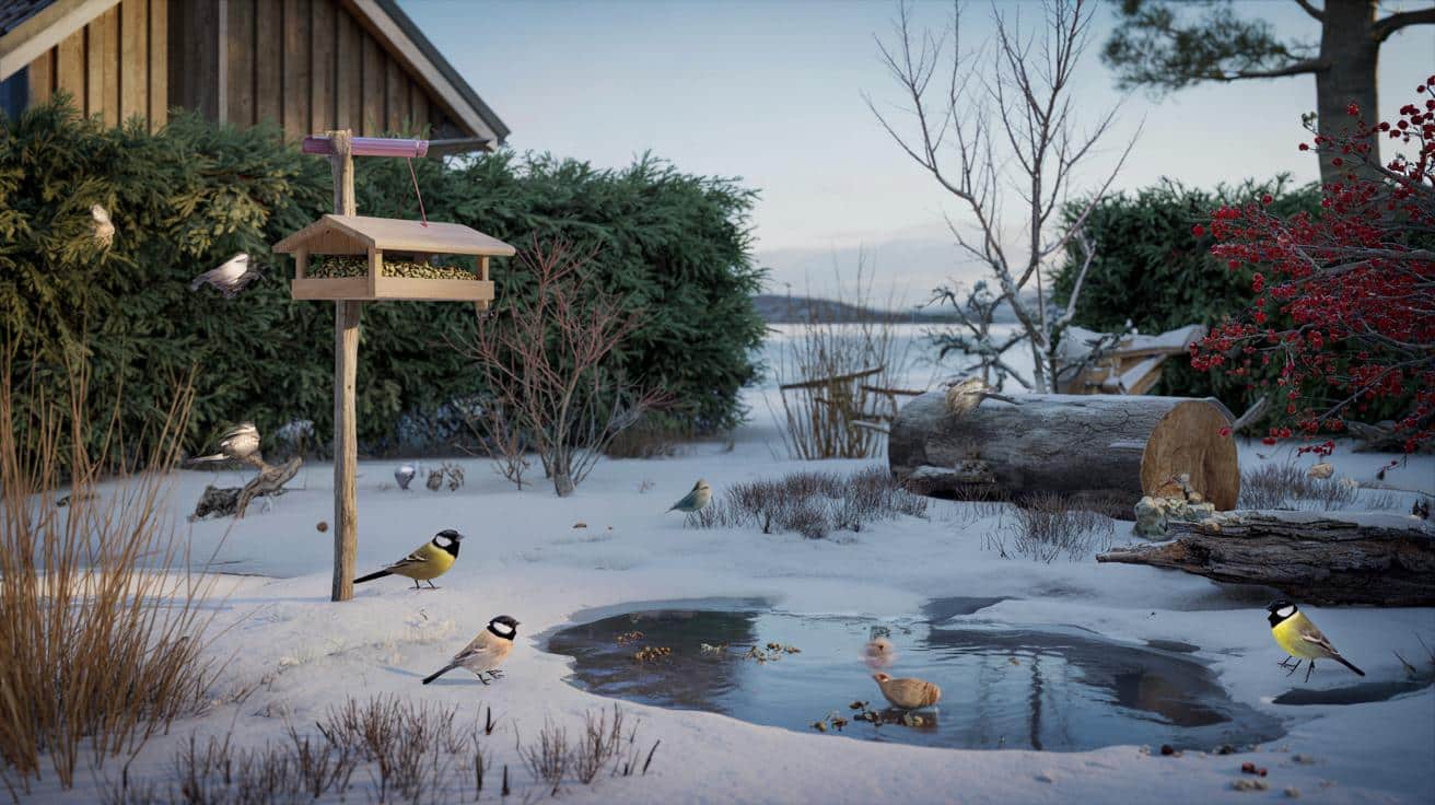 Jak Skandynawowie dokarmiają ptaki zimą, żeby nie uzależnić ich od ludzi