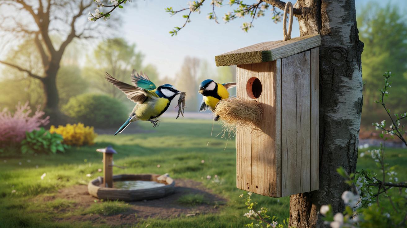 Jak sprawić, by sikorki zamieszkały w budce lęgowej na wiosnę