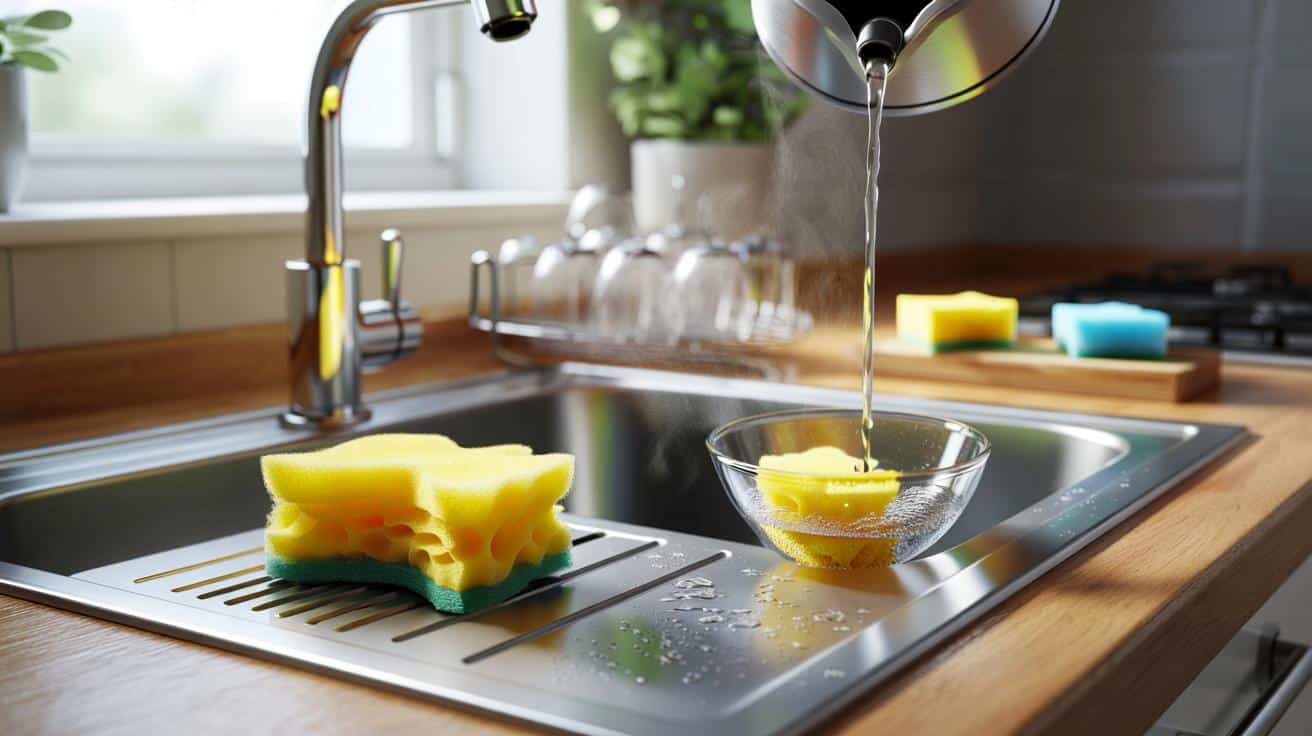 Jak sprawić żeby gąbka do naczyń dłużej była świeża
