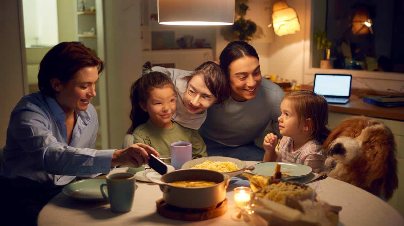 Jak sprawić żeby kolacja rodzinna była spokojniejsza i mniej stresująca